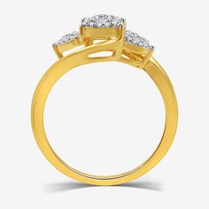 Ring Style: Cocktail Rings, 3-Stone RingsFeatures: In A Gift BoxDiamond Clarity: I2-I3Setting: ProngStone Cut: RoundDiamond Color: G-HMetal Color: YellowRing Gallery Height: 6mmRounded Carat Weight: 1/4 Ct. T.w.Band Width: Care: Wipe CleanStone Type: 35 Lab Grown DiamondAuthenticity: Lab Grown DiamondBirthstone: April BirthstoneMetal: 14k Gold Over Silver, Sterling SilverCountry of Origin: Imported Yellow Gold Three Stone Diamond Ring For Promise, Formal Yellow Gold Three Stone Rings, Gold Three-stone Diamond Promise Ring, Gold Three Stone Diamond Promise Ring, Yellow Gold Three Stone Promise Ring, Gold Diamond Three Stone Ring, Gold Three Stone Promise Ring, Three Stone Cluster Diamond Ring, Gold Cubic Zirconia Three Stone Ring