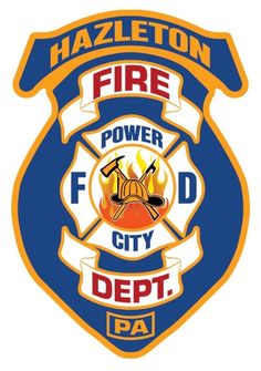 the logo for hazleton fire and power city dept is shown in this image