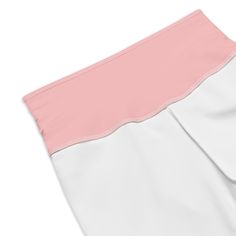 Get yourself a pair of these lovable cuties pink high-waisted, flattering biker shorts to experience true comfort and style. The versatile shorts will look stunning with all kinds of outfits—be it active or streetwear!• 82% polyester, 18% spandex• Fabric weight: 7.37 oz/yd² (250 g/m²)• Double-layered waistband with a pocket in the back for a phone and keys• High-waisted fit• Butt-lifting cut• Flattering length that looks good on all body typesPlease note: contact with rough surfaces should be avoided since that can pull out the white fibers in the fabric, damaging the shorts.This product is made especially for you as soon as you place an order, which is why it takes us a bit longer to deliver it to you. Making products on demand instead of in bulk helps reduce overproduction, so thank you Pink Activewear With Built-in Shorts For Yoga, Pink Short Bottoms For Cheerleading, White Knee-length Workout Shorts, Pink Fitted Bottoms For Cheerleading, Sporty Pink Bottoms For Cheerleading, Fitted Pink Bottoms For Cheerleading, Sporty Pink Cheerleading Bottoms, Pink High Waist Athletic Shorts With Built-in Shorts, White Moisture-wicking Biker Shorts For Summer