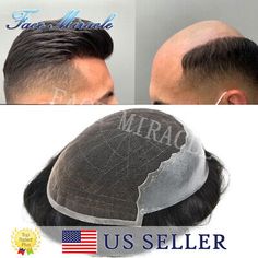 ad eBay - Lace Front Mens Toupee Hairpiece Human Hair System Man Hair Toupee Bleached Knot - Buy Now, click the link (eBay) Wig Buy, Human Hair Pieces, Mens Toupee, Hair Toupee, Hair System, Styling Products, Wigs Hair Extensions, French Lace, Hair Piece