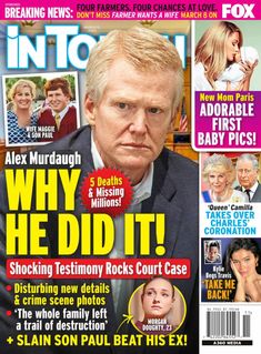 the front cover of intouch magazine with an image of a man in suit and tie