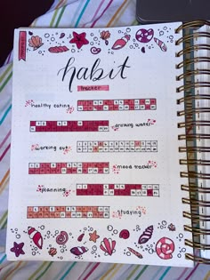 habit tracker bullet journal aesthetic Journal Ideas January, November Habit Tracker, Month Habit Tracker, Aesthetic Organisation, Daily Bullet Journal, Bullet Journal Contents, Bullet Journal Month