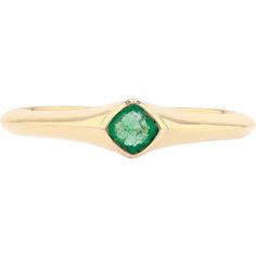 14K Yellow Gold Emerald Solitaire Ring Luxury Green Emerald Ring With Bezel Setting, Elegant Green Emerald Ring With Round Band, Timeless May Birthstone Emerald Ring With Bezel Setting, Timeless Bezel-set Emerald Ring For May Birthstone, Timeless Green Emerald Ring With Bezel Setting, Timeless Emerald Ring With Bezel Setting For May Birthstone, Timeless Bezel Set Emerald Ring For May Birthstone, Luxury Diamond Ring With May Birthstone, Emerald Ring With Single Diamond For Anniversary