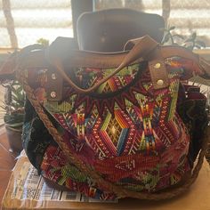 Unique As They Come! Wear It As A Shoulder Bag Or Or Backpack. Bohemian Bags, Day Bag, Cottage Chic, Wear It, Convertible, Shoulder Bags, Bag Lady, Backpacks, Shoulder Bag