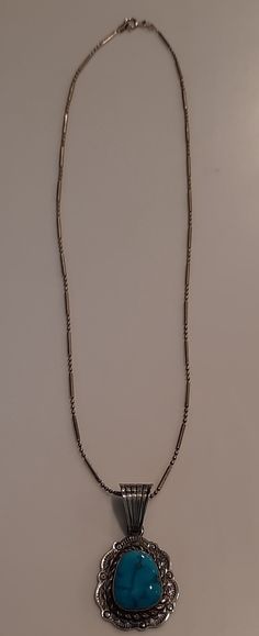 This beautiful chain and pendant are in great condition with no damage and sure to impress.  The chains 18" long and marked Italy and Sterling Silver and the Pendant is marked Sterling Silver as pictured. Vintage Figaro Chain Pendant Necklace, Vintage Pendant Necklace With Figaro Chain, Vintage Silver Delicate Chain Necklace, Vintage Silver Chain Necklace With Delicate Chain, Vintage Silver Figaro Chain Necklace, Sterling Silver Chains, Silver Chain, Favorite Jewelry, Jewelry Necklace Pendant