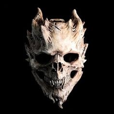 Ship Same Day!! Skull Halloween Mask Skeleton Reaper Demon Devil Scary Spooky Horror - New! 100% Breathable With Hypoallergenic Latex For Maximum Comfort! Scary Halloween Masks, Skeleton Mask, Creepy Masks, Demon Skull, Devil Mask, Mascaras Halloween, Skeleton Face, Horror Party, Techwear Streetwear