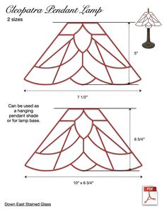 the instructions for how to make a christmas tree lamp with lampshade and base