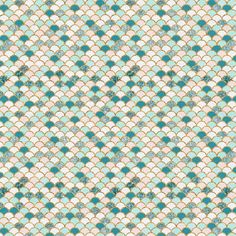 an image of a fish scale pattern in blue and beige colors on a white background