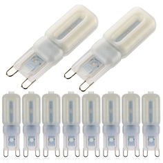 10 pack white t10 led light bulbs with clips for car truck suv van bus