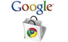 the google logo with a shopping bag