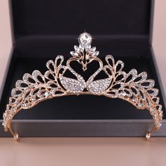 the tiara is in its box and ready to be bought for someone's special occasion