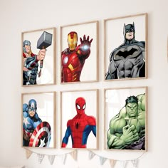 Superhero Wall Art , Set of 6 Prints, Superhero Prints for Little Boys Bedroom, Superhero Wall Print, Boys Room Decor, Digital Download - Etsy Marvel Themed Room Target, Adult Marvel Themed Bedroom, Avengers Storage Cube, Superhero Bedroom Furniture, Dinosaur And Marvel Bedroom, Marvel Kids Bedroom Farmhouse, Boy Toddler Bedroom Artwork, Superhero Kids Room Target, Marvel Kids Bedroom Walls