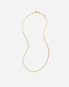 Shop for the Dainty gold-plated paper-clip necklace for women. Find the best selection of women womens-categories-accessories-jewelry-metals available in-stores and on line. Elegant Link Necklace With Paperclip Chain, Linen Shop, Jewelry Case, Paper Clip, Jewelry Bags, Necklace For Women, Metal Jewelry, Womens Necklaces, Chain Necklace