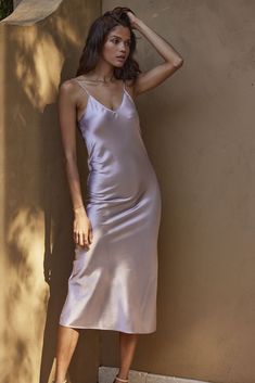 Timeless, bra-friendly, and made from 95% recycled fabric you and your bridesmaids will want to wear again and again! Introducing our new silhouette, the Classic Slip comes in Moonshine, Olive, Dusk & Steele for you to easily mix up different GRACE styles for your bridesmaids. Explore the new classic online now. #new #graceloveslace #occasionwear Dusk Bridesmaid Dress, Neutral Undertone, Dress Satin Bridesmaid, Romantic Classic, Online Stylist, Occasion Wear Dresses, Perfect Bridesmaid Dress, Satin Set, Silk Style