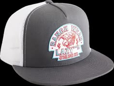 Gray Trucker Hat With Embroidered Logo, Gray Hat With Logo Patch And Curved Brim, Casual Gray Trucker Hat With Embroidered Logo, Gray Snapback Hat With Logo Patch And Curved Brim, Gray Casual Trucker Hat With Logo Patch, Gray Trucker Hat With Embroidered Logo And Flat Bill, Gray Trucker Baseball Cap With Flat Bill, Gray 5-panel Hat, One Size Fits Most, Gray Flat Bill Snapback Hat For Baseball Season