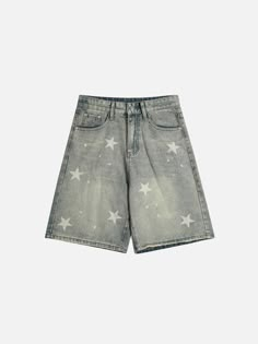 TALISHKO - Vintage Star Jorts - streetwear fashion Jhorts Men Outfit Y2k, Plus Size Outfits For Women, Women In Their 50s, Casual Plus Size Outfits, Cargo Shorts For Men, Shorts Aesthetic, 2024 Shoes, Underground Clothing, Women In Their 40s