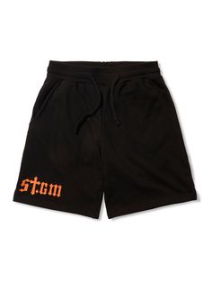 This is a unique short pants by STIGMA that is made out of high quality and sturdy material. With unique design detail and trendy mood, you can style it for your young and casual daily outfit.- Tentar and tumble washed fabric- Graphic print on the front - 5 Woven labels detail- Adjustable waistband with string Trendy Short Bottoms For Streetwear, Trendy Black Short Pants, Trendy Cotton Streetwear Shorts, Trendy Black Pants With Built-in Shorts, Stretch Knee-length Shorts For Streetwear, Trendy Knee-length Shorts For Streetwear, Cotton Bottoms With Elastic Waistband For Streetwear, Cotton Bottoms For Streetwear, Stretch Streetwear Shorts