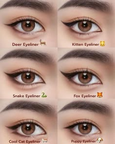 Cat Eye Eyeliner Tutorial, Liquid Eyeliner Tutorial, Eyeliner Guide, Dramatic Eyeliner, Cat Eye Eyeliner, Eyeliner Techniques, Mekap Mata, Eyeliner Hacks