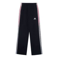 Balenciaga x adidas Fleece Baggy Sweatpants 'Black White Red' 723970TNVN56278 Three Stripes Relaxed Fit Sportswear Pants, Relaxed Fit Three Stripes Sportswear Pants, Relaxed Fit Sportswear Activewear With Three Stripes, Relaxed Fit Sportswear Pants With Three Stripes, Casual Jogging Pants With Three Stripes Branding, Sporty Relaxed Fit Sweatpants With Three Stripes, Relaxed Fit Sports Bottoms With Three Stripes, Casual Relaxed Fit Sweatpants With Three Stripes, Adidas Logo Cotton Sportswear Pants