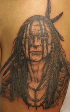 Indian Warrior Tattoo Designs indian tattoos designs  ideas and ... Native American Warrior Tattoos For Men, Cherokee Indian Tattoos, Aztec Warrior Tattoo, Scripture Tattoos, 42 Tattoo