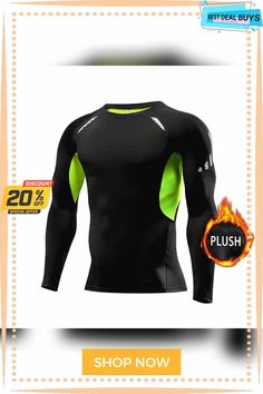 Men's Running Shirt Base Layer Long Sleeve Base Layer Street Athletic Winter Fleece Breathable Quick Dry Soft Fitness Gym Workout Running Sportswear Activewear Color Block Black Fleece Grey Fleece Winter Sports Long Sleeve Sweatshirt, Green Long Sleeve Winter Activewear, Fleece Long Sleeve Sports Sweatshirt, Long Sleeve Fleece Sweatshirt For Sports, Green Winter Workout Activewear, Outdoor Sportswear Long Sleeve Sweatshirt, Outdoor Long Sleeve Sportswear Sweatshirt, Green Winter Sportswear Activewear, Long Sleeve Fleece Sweatshirt With Moisture-wicking