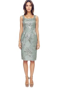 Textured Brocade Cocktail Formal Jacquard Midi Dress, Jacquard Midi Dress For Formal Events, Elegant Knee-length Jacquard Dresses, Elegant Formal Jacquard Midi Dress, Elegant Jacquard Midi Dress For Formal Events, Jacquard Knee-length Midi Dress For Evening, Fitted Jacquard Midi Dress, Fitted Jacquard Midi Dress In Chic Style, Chic Fitted Jacquard Midi Dress