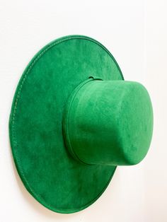 Color: Green Style: Classic Fedora Please see FAQ for sizing/brim details https://www.shoplivinfearless.com/pages/fedora-preview Green Style, Green Apple, Green Fashion, Custom Orders, Fedora, Get Started, Emerald, Hats, Green