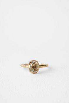 Champagne Antique Cut Cushion Solitaire – June Rings June Rings, Brown Diamond Engagement Ring, Cushion Solitaire, Champagne Diamond Rings, Brown Diamond, Champagne Diamond, Champagne Gold, Diamond Engagement Ring, Diamond Engagement