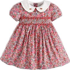 Beautiful Floral Dresses, Under The Tree, The Swing, Smock Dress, Peter Pan Collar, Lantern Sleeves, The Tree, Vintage Floral, Soft Fabric