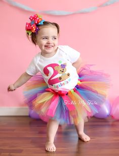 Current turnaround time is two weeks plus shipping time. Need it sooner? Just send a message. We will try our best to accommodate your timeframe. Additional costs may apply. ♥ Birthday tutu outfit in dark pink, turquoise, purple, orange, and lime - Puppy Paw-ty Theme - TWO PIECE SET includes bodysuit or shirt with design pictured and tutu (Bow NOT Included) Shirt: All shirts/bodysuits come in short sleeves with design as pictured. Available in numbers 1-9. Longsleeve upgrades can be added here: Cute Multicolor Birthday Party Supplies, Playful Multicolor Birthday Party Supplies, Puppy Paw, Birthday Tutu Outfit, Puppy Paws, Tutu Outfits, Birthday Tutu, Dog Themed, Girls Clothing Sets