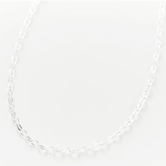 White Link Necklace With Silver Chain, Silver Cable Chain Link Necklace, Everyday White Cable Chain Necklace, Minimalist Silver Necklace With Paperclip Chain, Everyday Chain Link Silver Chain Necklace, Everyday Jewelry With Oval Link Silver Chain, Everyday Sterling Silver Charm Necklaces With Chain, Sterling Silver Oval Link Necklace For Everyday Wear, Minimalist Silver Chain Necklace For Everyday