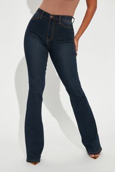 Our sexiest flare jean is offered in a range of washes in a high stretch, super soft fabric that hugs every curve. Fitted in the hips and thighs while flaring at the knee, these jeans elongate the legs and are perfect with a heel. Now offered in a range of washes, colors, and inseams. Available In Multiple Washes Available In Petite 31" Inseam, Regular 34" Inseam, & Tall 37" Inseam High Stretch Denim 11.5" High Rise 22" Flare Leg Opening Faux Front Pockets Functional Back Pockets Disclaimer: Due Dark Wash Stretch Wide Leg Flare Jeans, Dark Wash Stretch Denim Flares, High Rise Stretch Denim Blue Flare Jeans, Stretch Medium Wash Jeans With Flare, High Rise Stretch Dark Wash Flares, Stretch High Rise Dark Wash Flares, Dark Wash Stretch Flare Pants, Dark Wash Stretch High Rise Flare Jeans, Stretch High Rise Flare Jeans In Dark Wash