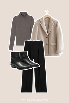 winter capsule wardrobe work office wear Capsule Wardrobe Work Office, Office Capsule, Minimal Office