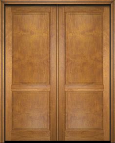 a wooden door with two side panels