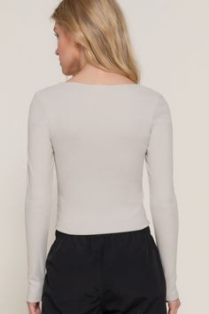 Elevate your wardrobe with our Long Sleeve Sweetheart Neck Seam Detail Knit Top, designed to combine style and comfort effortlessly. Crafted with precision, this top is perfect for adding a touch of sophistication to your everyday look.Key Features:- Fabric: Soft knit blend of polyester and spandex- Fit: Relaxed yet flattering fit- Color Options: Elegant Silver- Sizes: Available in Small, Medium, and Large- Design: Features a sweetheart neckline with seam detailing and long sleeves- Versatile St Corset Dresses, Valentine Dress, Rock Outfit, Versatile Wardrobe, Activewear Sets, Feminine Design, Skirt Leggings, Sweetheart Neck, Denim Top