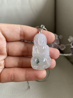 "🌈 Guan Yin Jadeite Pendant for necklace, Icy Light Green & Green 🌷 Untreated Natural Jadeite/ Grade A Jade/ Certified 🌷 Jade from Myanmar/ Burma 🌷 100% handmade carving 🌷 Dimensions : 41.5 x 24.2 x 6 mm 🌷 Color : Light Green & Green 🌷 Free standard shipping from Hong Kong with tracking provided 🌷 Take approximately 7-21 days to arrive worldwide ❤️ In Chinese Culture: Young people wear jade pendant will have a prosperous life, attracts good luck and friendship Old people wear jad Lavender Green, Light Copper, Good Marriage, Jade Stone, Burmese, Jade Pendant, Chinese Culture, Myanmar, Antique Style