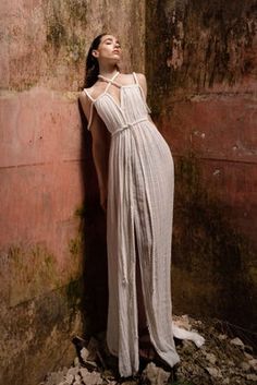 Aphrodite Goddess, Goddess Gown, Structured Shoulder, Athena Goddess, Full Length Gowns, Summer Staples, Kaftan Dress, Halter Style, Chic Me