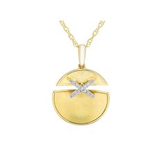 Give your jewelry box a sparkling refresh with this diamond-accented Boston Bay Diamonds 14k gold plated coin pendant necklace. Click on this JEWELRY & WATCHES GUIDE to learn about fit, styles, materials and more! Give your jewelry box a sparkling refresh with this diamond-accented Boston Bay Diamonds 14k gold plated coin pendant necklace. Click on this JEWELRY & WATCHES GUIDE to learn about fit, styles, materials and more! FEATURES Pendant dimensions: 22 mm x 15 mm Chain length: 18 in. Chain ty 14k Gold Jewelry With Diamond Accents For Anniversary, Gold Diamond Necklace For Anniversary Gift, Anniversary White Gold Jewelry With Coin Pendant, Yellow Gold Fine Jewelry For Anniversary Gift, Fine Jewelry Medallion For Anniversary, Gold Diamond Jewelry For Anniversary Gift, Fine Yellow Gold Jewelry For Anniversary Gift, Gold Diamond Jewelry For Anniversary, Formal Diamond Coin Pendant Jewelry