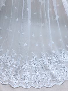 Soft floral embroidery lace fabric by the yard. Perfect for dress making, bridal wear, wedding gown, flower girl dress or curtains. Listing is for ONE YARD. ( Additional quantities are available.) Fabric width approx: 53.1 Inches (135 cm) ..♥ ¸¸..♥ ¸¸..♥ ..♥ ¸¸..♥ ¸¸..♥.. Wholesale acceptable! MORE FABRICS https://www.etsy.com/shop/lacelindsay?section_id=14156869 Feel free to contact me with any questions. To view all our items please click here: .**' http://www.etsy.com/shop/lacelindsay .**'