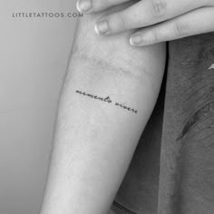 a woman's arm with a tattoo that reads, i am not afraid to see the