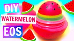 DIY Watermelon EOS | How to Make EOS Lip Balm - YouTube Diy Eos Lip Balm, Eos Diy, Watermelon Crafts, Eos Lip Balm, Lip Balm Recipes, Diy Lip Gloss, Baby Lips, Diy Lip Balm, Diy Lips