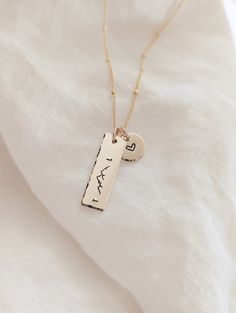 "Personalized mountain range necklace, Custom mountain jewelry, Initials necklace, Mountain wedding, Inspirational, Motivational, Encouragement gift, Hand stamped, Outdoorsy Gift for her, Nature lover, Mom gift, Christmas Gift for her, Mountain Necklace, Christmas Gift, Valentines Day Gift \"And into the forest I go, to lose my mind and find my soul.\" - John Muir * Hand cut, hammered and polished dainty vertical bar necklace, adorned with a mountain and your personalized initials * The vertical Jewelry Initials, Custom Gold Necklace, Pine Jewelry, Outdoorsy Gifts, Initials Necklace, Into The Forest I Go, Necklace Sun, Mountain Jewelry, Vertical Bar Necklace