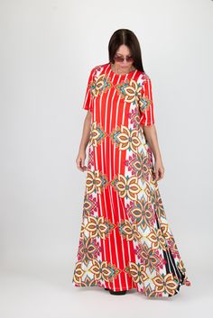 Long Loose Summer dress, Long print dress, Blue Plus Size Maxi Dress, A line Long Dress, Daywear Loose fit Dress, Red with Dark blue elements Long Dress Available Size: XS, S, M, L, XL, 2XL,3XL,4XL, 5XL, 6XL, 7XL, 8XL Made of : Lycra Viscose - suitable for summer season. Do not crease. The model wears size M - 5,6' / 170 cm CARE Machine Wash 30oC Hand Wash with warm water Medium hot iron Thank you for visiting my shop. www.EUGfashion.com e-mail: office@EUGfashion.com Patterned Printed A-line Dress, Vibrant Print A-line Beach Dress, Multicolor Digital Print Dress For The Beach, Multicolor Digital Print Beach Dress, Beach Dress With Multicolor Digital Print, A-line Beach Dress With Vibrant Print, Multicolor Digital Print Maxi Dress, Patterned A-line Floral Print Dresses, Flowy A-line Maxi Dress With Lining