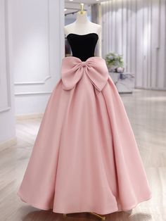 Pink Long Prom Dress, Prom Dress Pink, Grey Prom Dress, Off Shoulder Evening Dress, Prom Dresses Long Pink, Quinceanera Dresses Pink, Velvet Pink, Strapless Party Dress, Prom Dresses Yellow