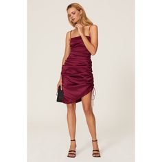 Burgundy jacquard (97% Polyester, 3% Spandex). Sheath. Squareneck. Sleeveless. Side zipper closure. 27.5" from shoulder to hemline. Imported. Rent The Runway, Jacquard Dress, Closet Designs, Black Textures, Dress Red, Dress First, Sheath Dress, Side Zipper, Red Dress