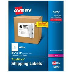 avery white shipping labels for inkjet printers