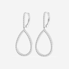 These lab grown diamond teardrop earrings are an unexpected essential in your jewelry collection that will easily loosen up your work look to a fun feminine vibe. We made your wardrobe decisions easy - you're welcome! Modern Diamond Pear-shaped Earrings, Modern Pear-shaped Diamond Earrings, Formal Teardrop Bridal Earrings With Brilliant Cut, Teardrop Pave Setting Evening Jewelry, Timeless Teardrop Cubic Zirconia Diamond Earrings, Teardrop Pave Setting Jewelry For Evening, Teardrop Diamond Cut Bridal Earrings For Evening, Teardrop Diamond Cut Bridal Earrings, Teardrop Pave Jewelry For Evening