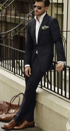 21 Best Black Suit Brown shoes ideas | black suit brown shoes, black suits, brown  shoe