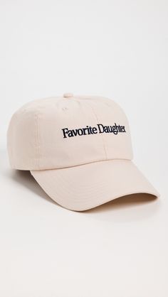 Fast Free Shipping & Free Returns on Favorite Daughter Classic Logo Baseball Hat at Shopbop. Shop new arrivals from Favorite Daughter at Shopbop.com Xmas Gift Guide, Outfit Wishlist, Eldest Daughter, Shopping Wishlist, Logo Baseball, Favorite Daughter, Pink Brand, Classic Logo, Baseball Hat