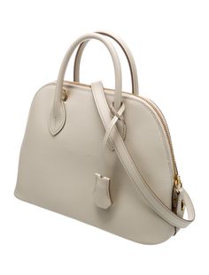 Hermès 2023 Evercolor Bolide 1923 25 - Neutrals Handle Bags, Handbags - HER667795 | The RealReal Hermes Bolide, Bag Wishlist, Bag Lock, Belt Shop, Men Earrings, Designer Gifts, Chanel Shoes, Bag Handle, Fine Jewellery Earrings